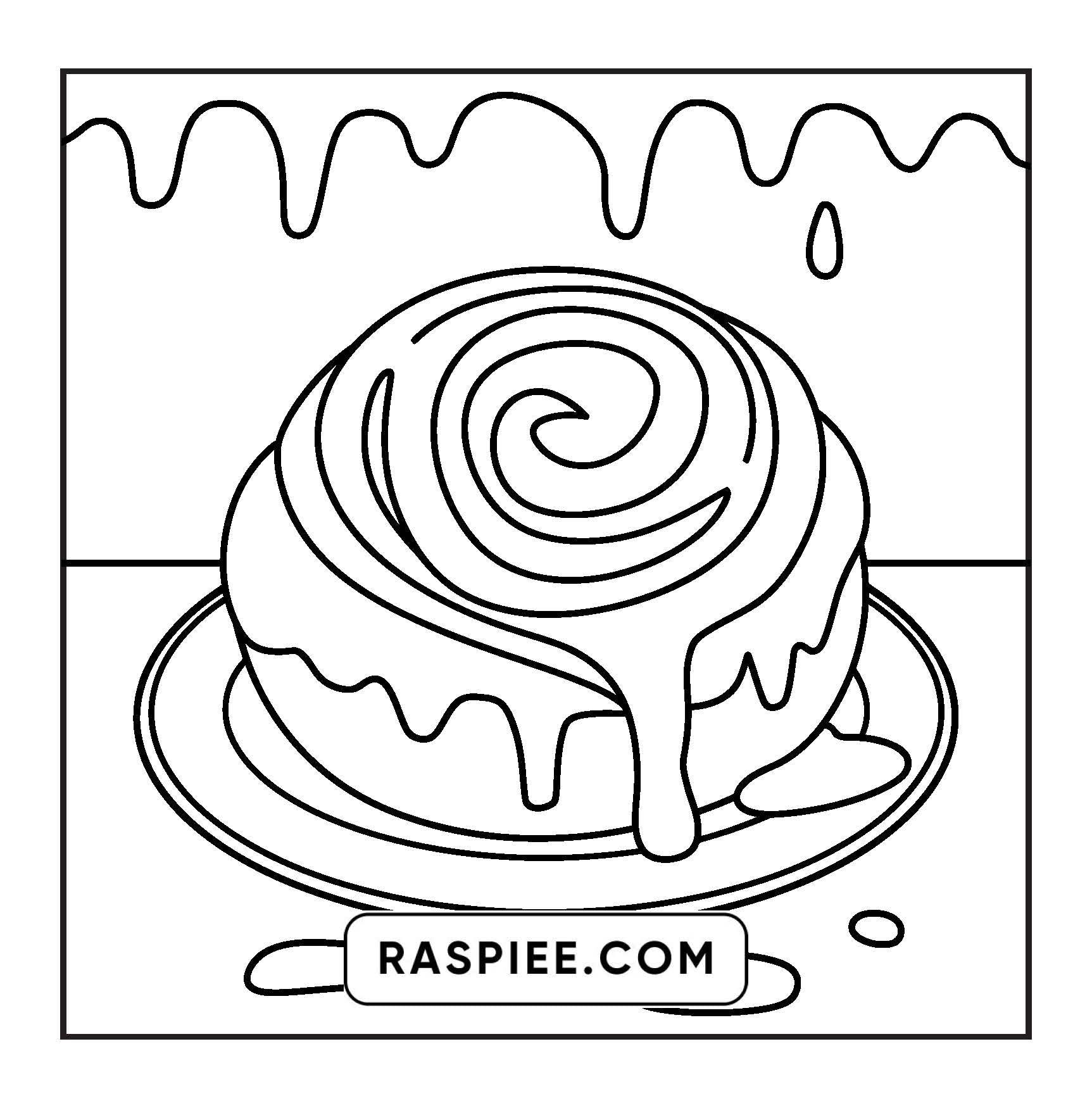 70 Bold and Easy Sweet Treats Coloring Pages