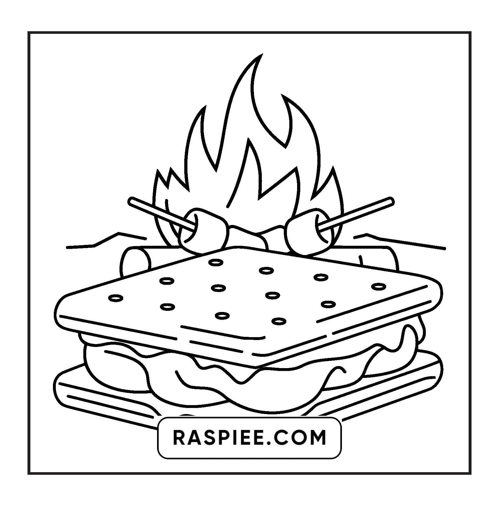 70 Bold and Easy Sweet Treats Coloring Pages