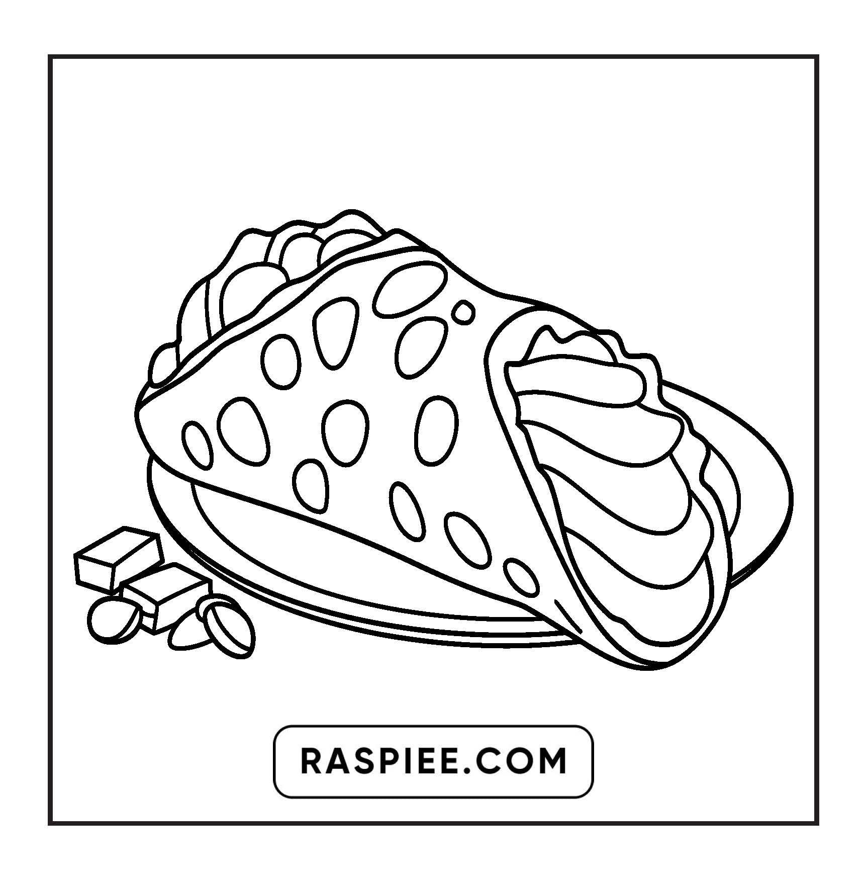 70 Bold and Easy Sweet Treats Coloring Pages