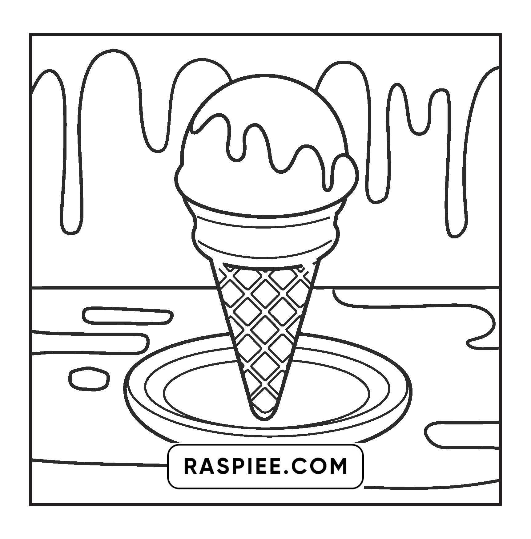 70 Bold and Easy Sweet Treats Coloring Pages