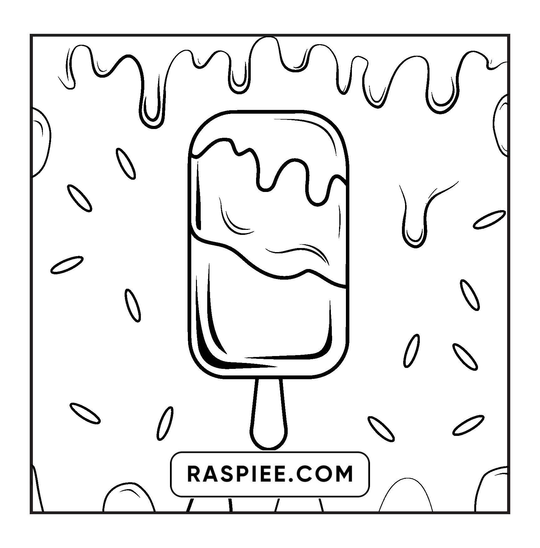 70 Bold and Easy Sweet Treats Coloring Pages