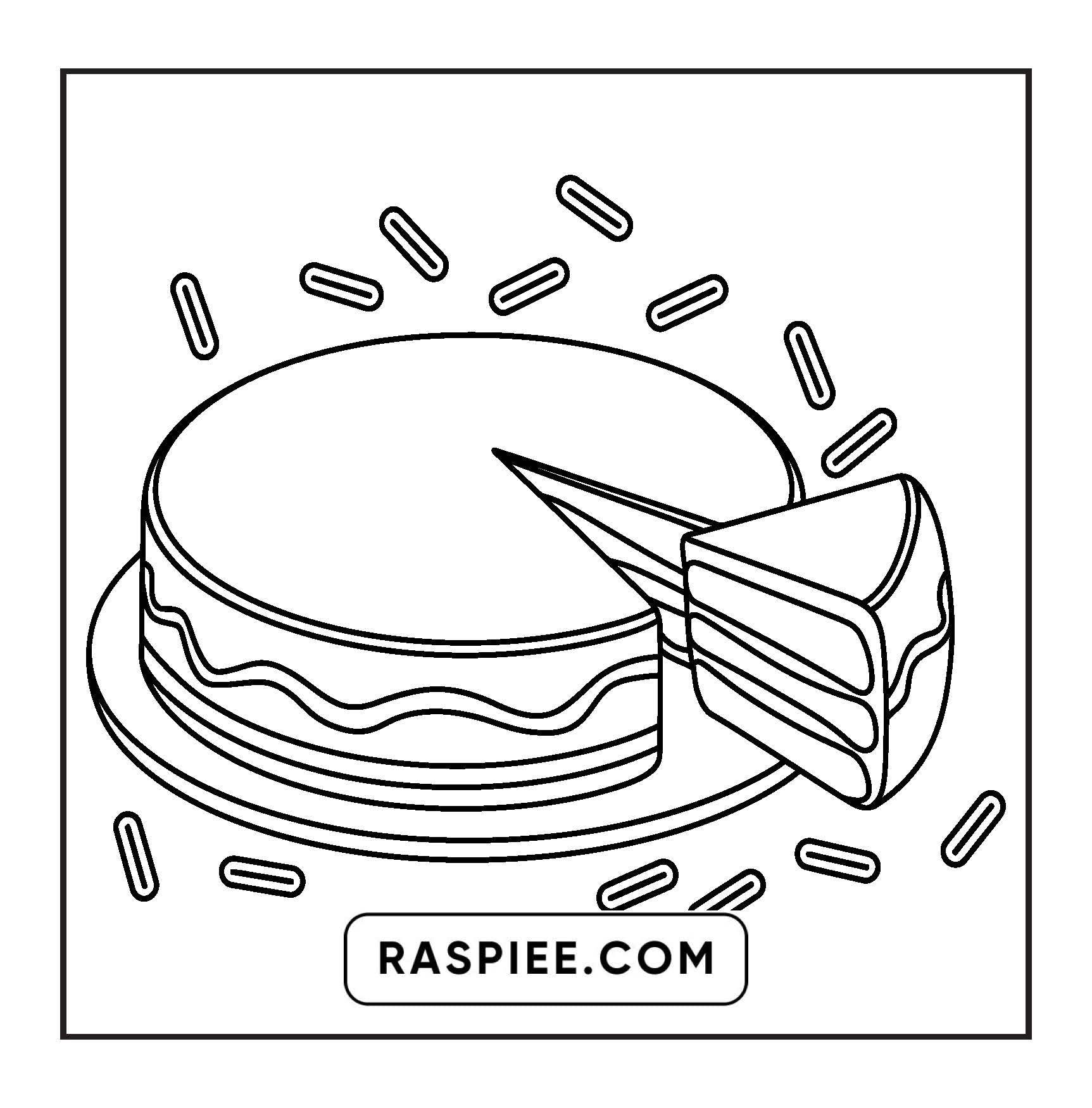 70 Bold and Easy Sweet Treats Coloring Pages