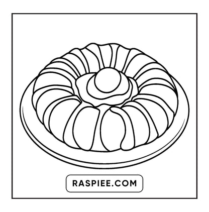 70 Bold and Easy Sweet Treats Coloring Pages
