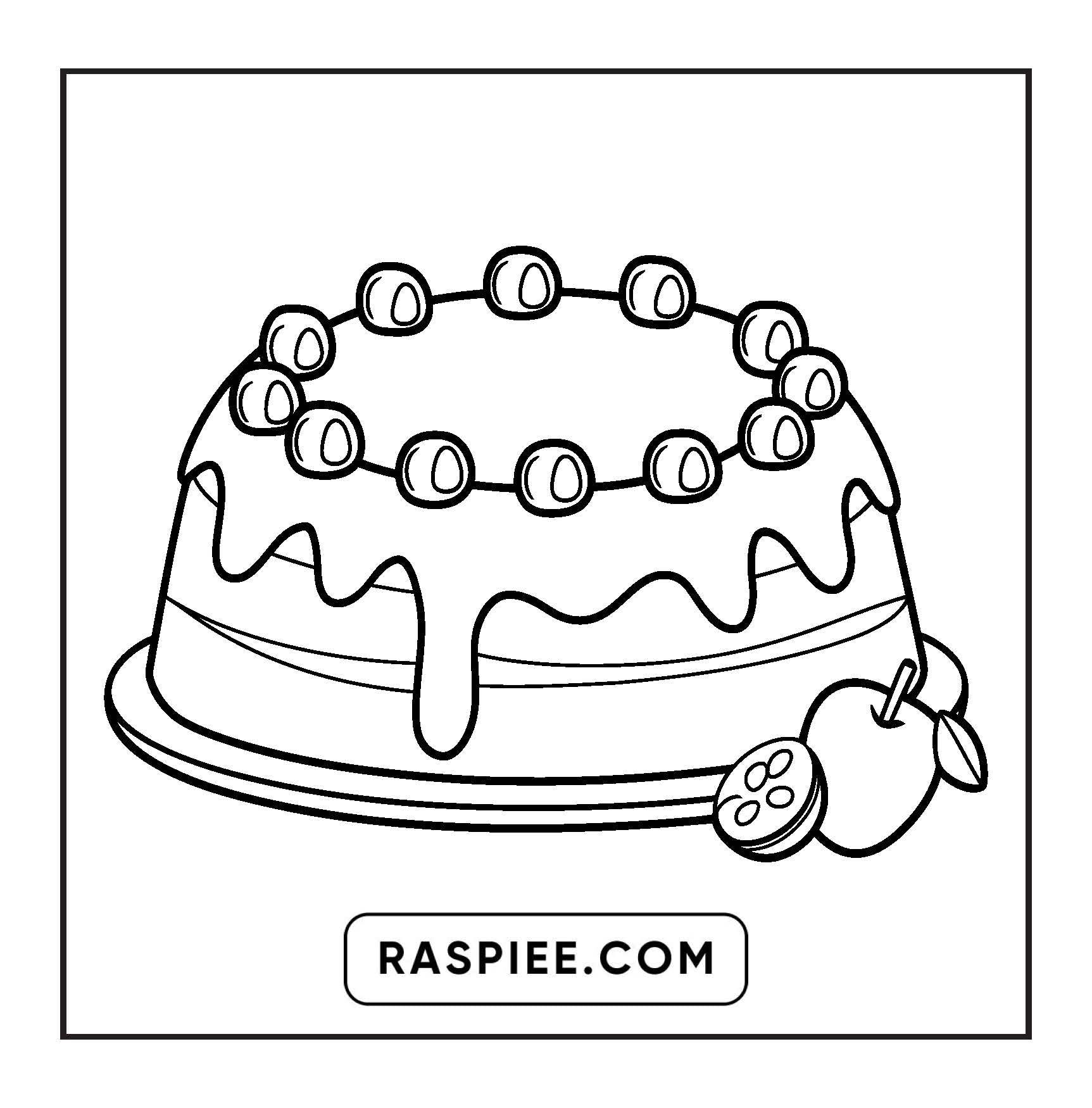 70 Bold and Easy Sweet Treats Coloring Pages