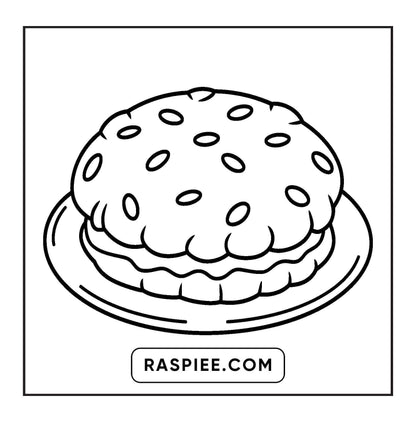 70 Bold and Easy Sweet Treats Coloring Pages