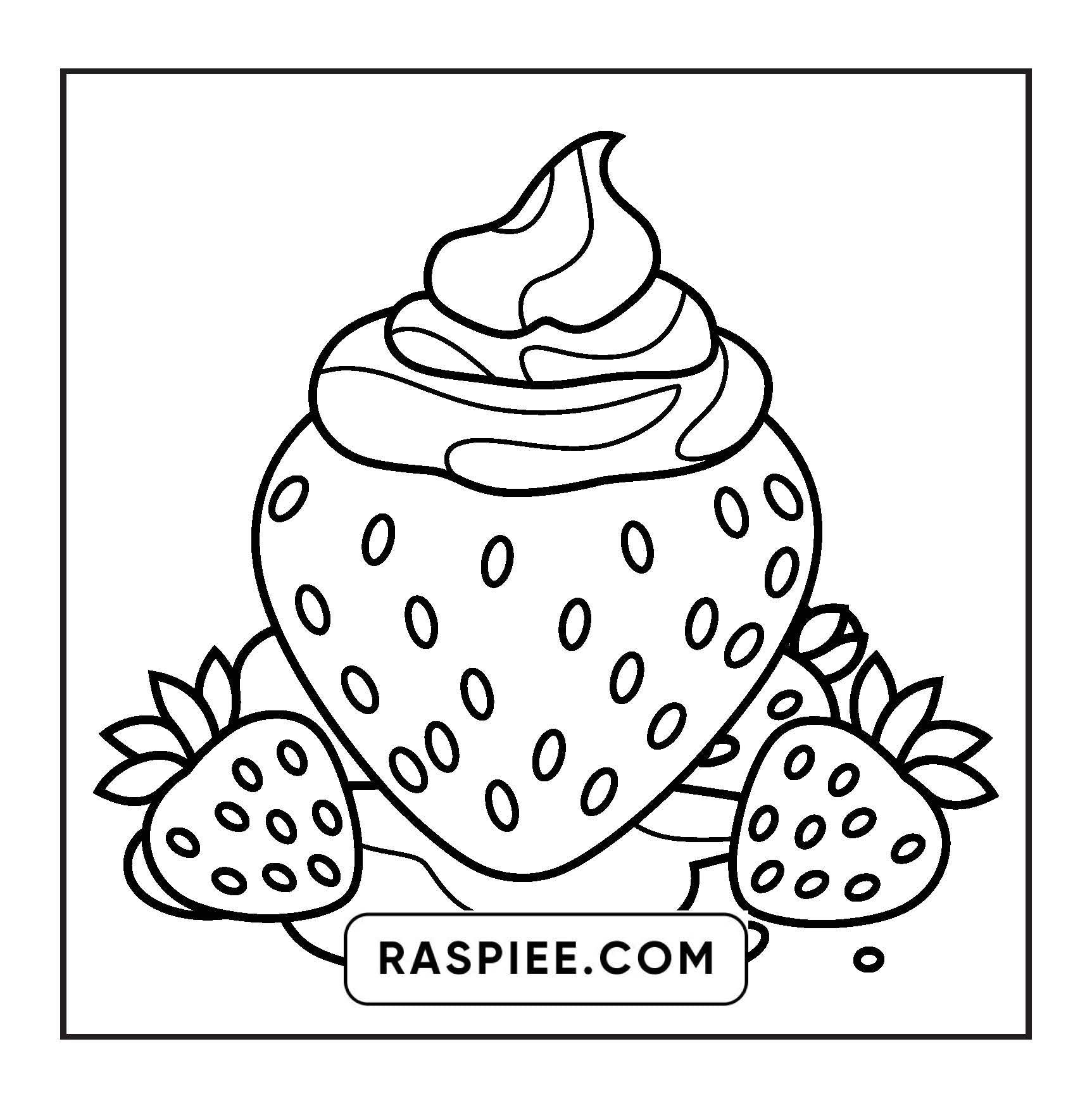 70 Bold and Easy Sweet Treats Coloring Pages
