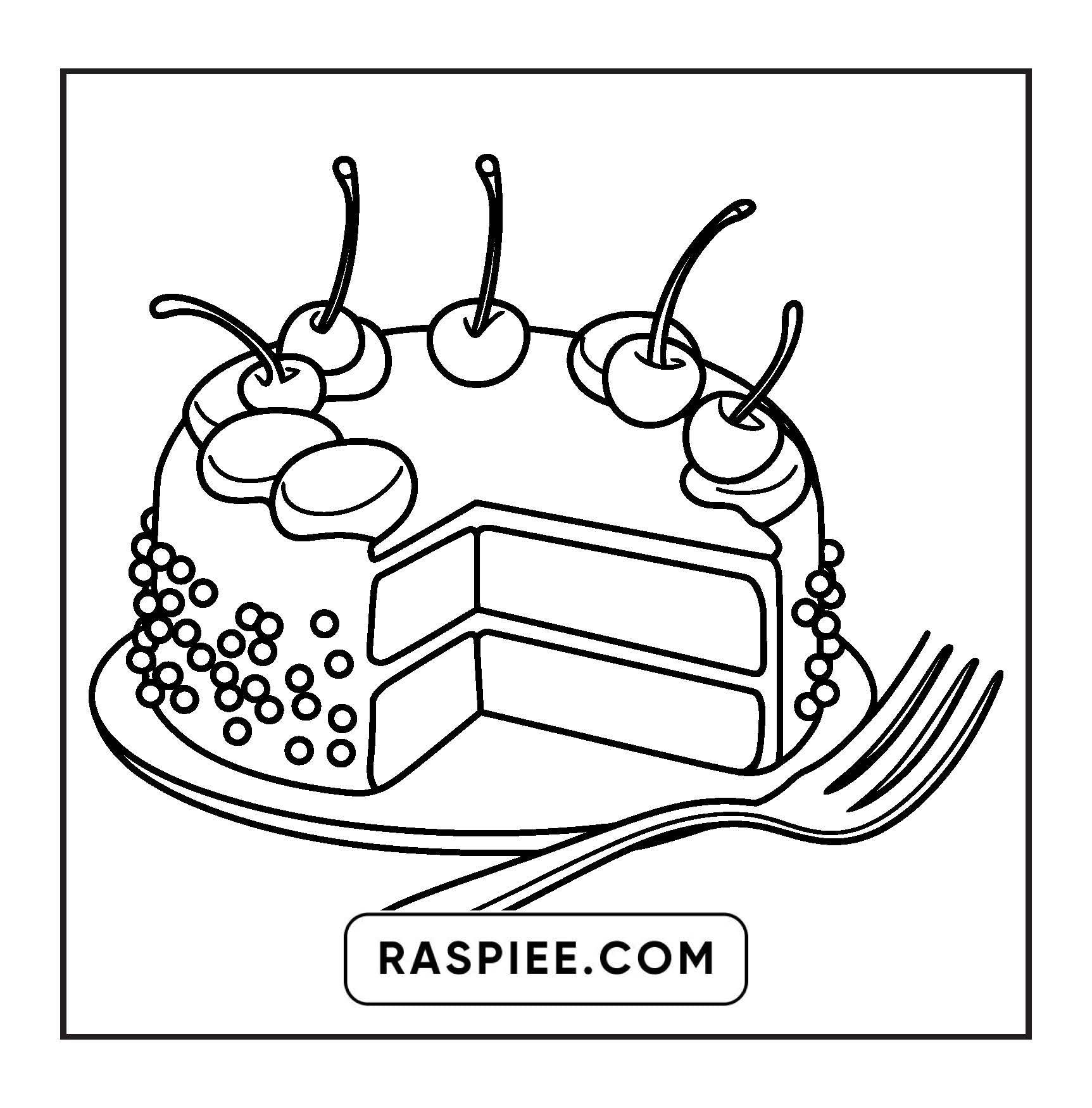 70 Bold and Easy Sweet Treats Coloring Pages