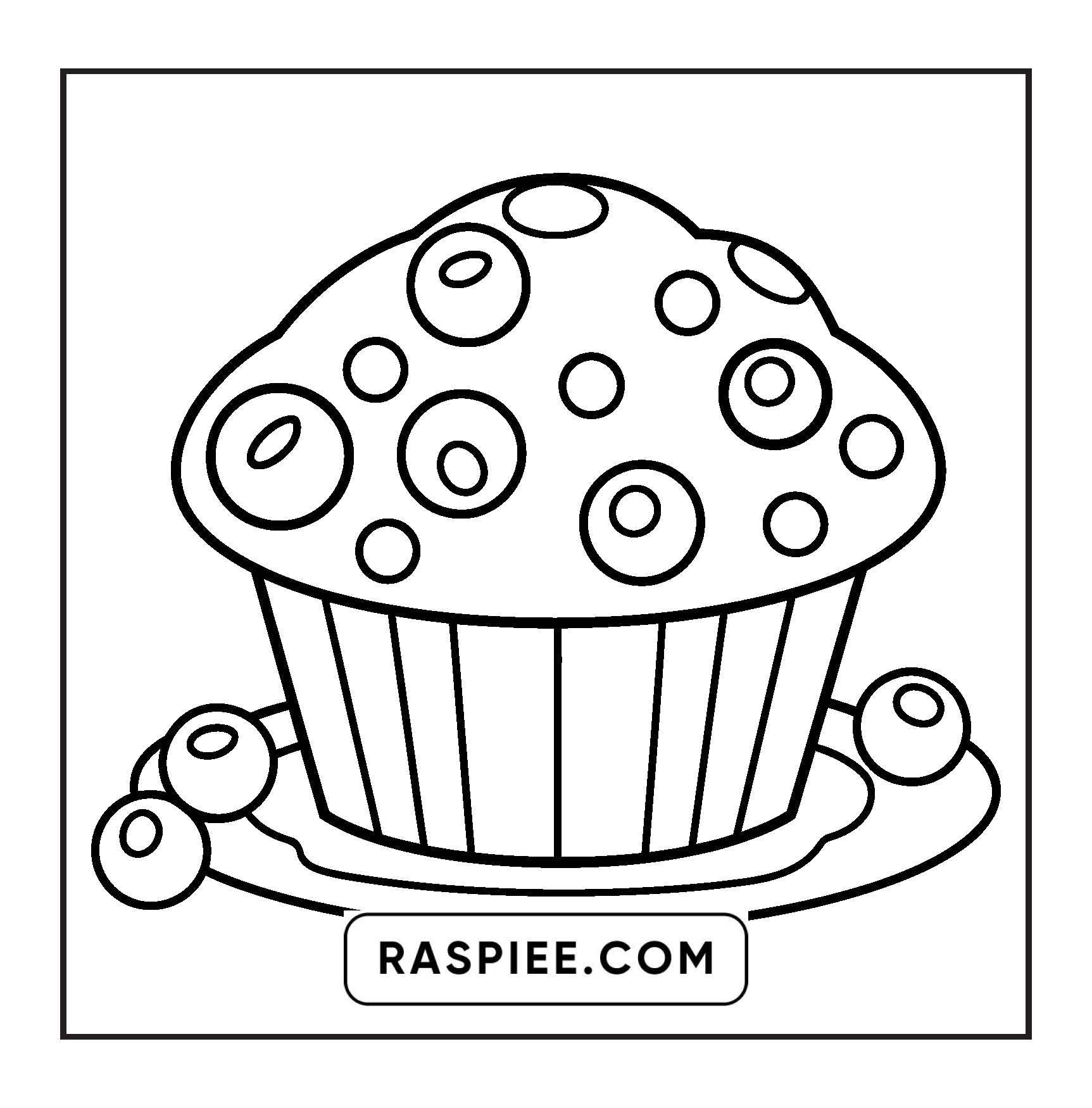 70 Bold and Easy Sweet Treats Coloring Pages
