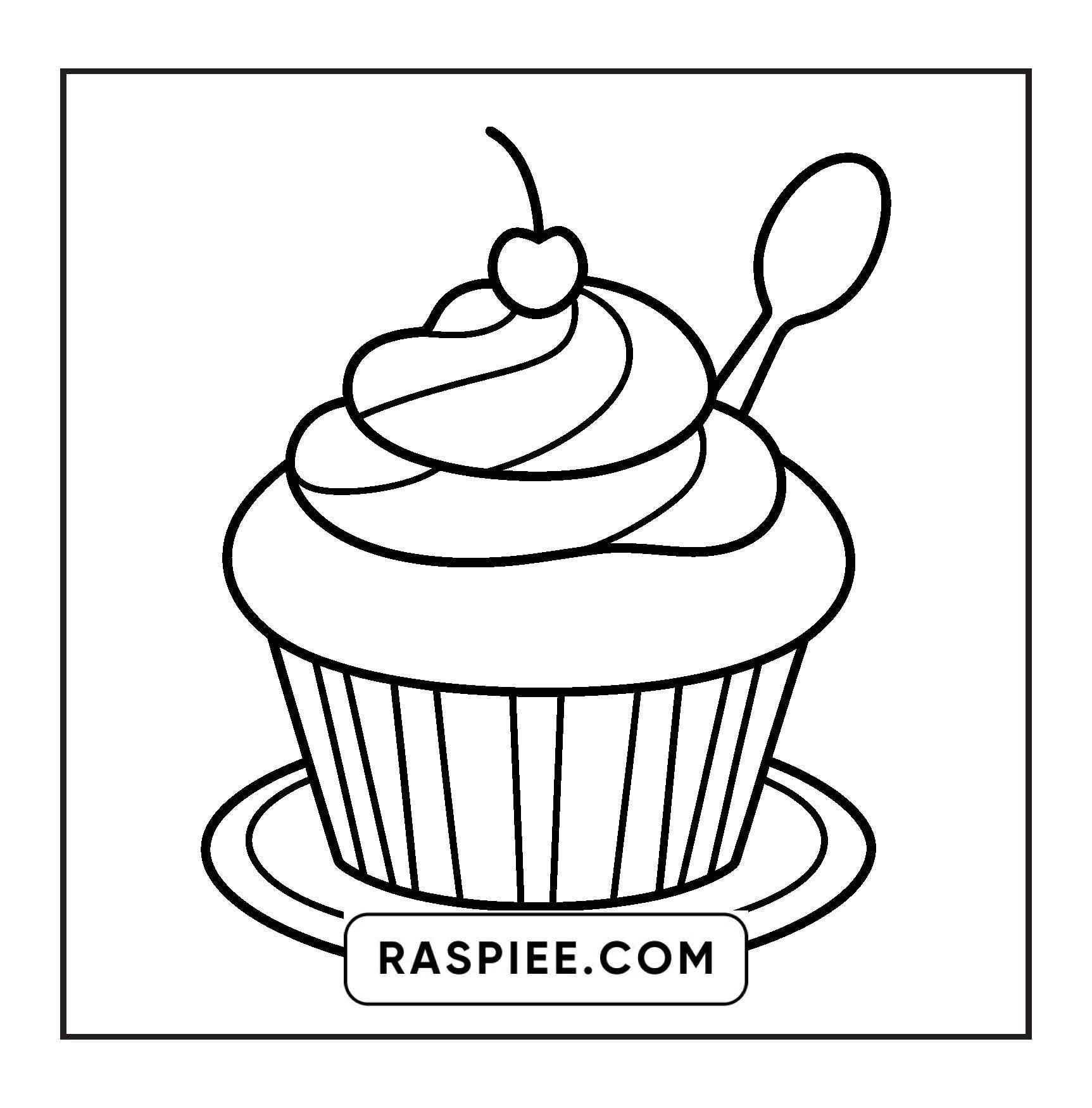 70 Bold and Easy Sweet Treats Coloring Pages