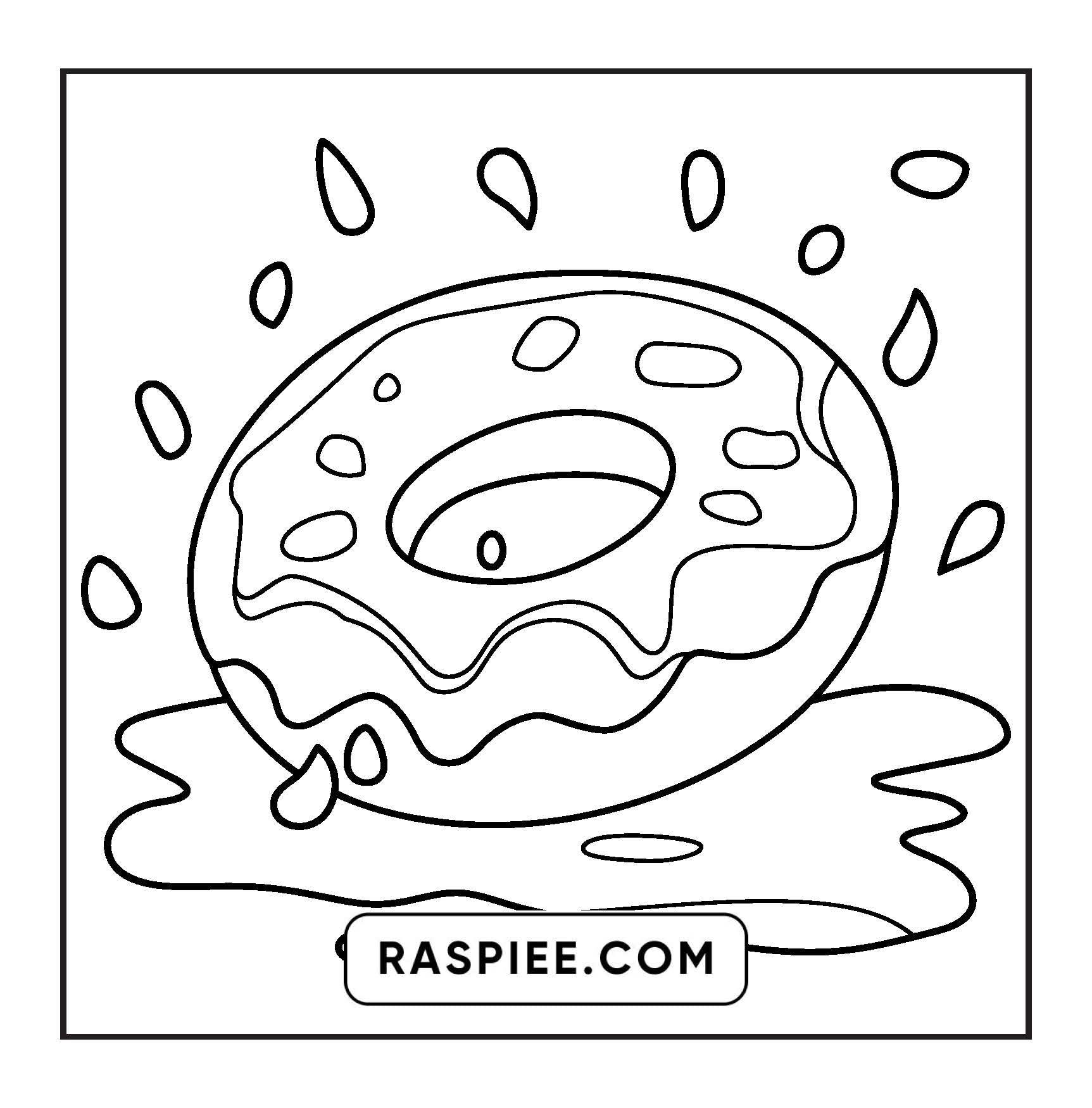 70 Bold and Easy Sweet Treats Coloring Pages