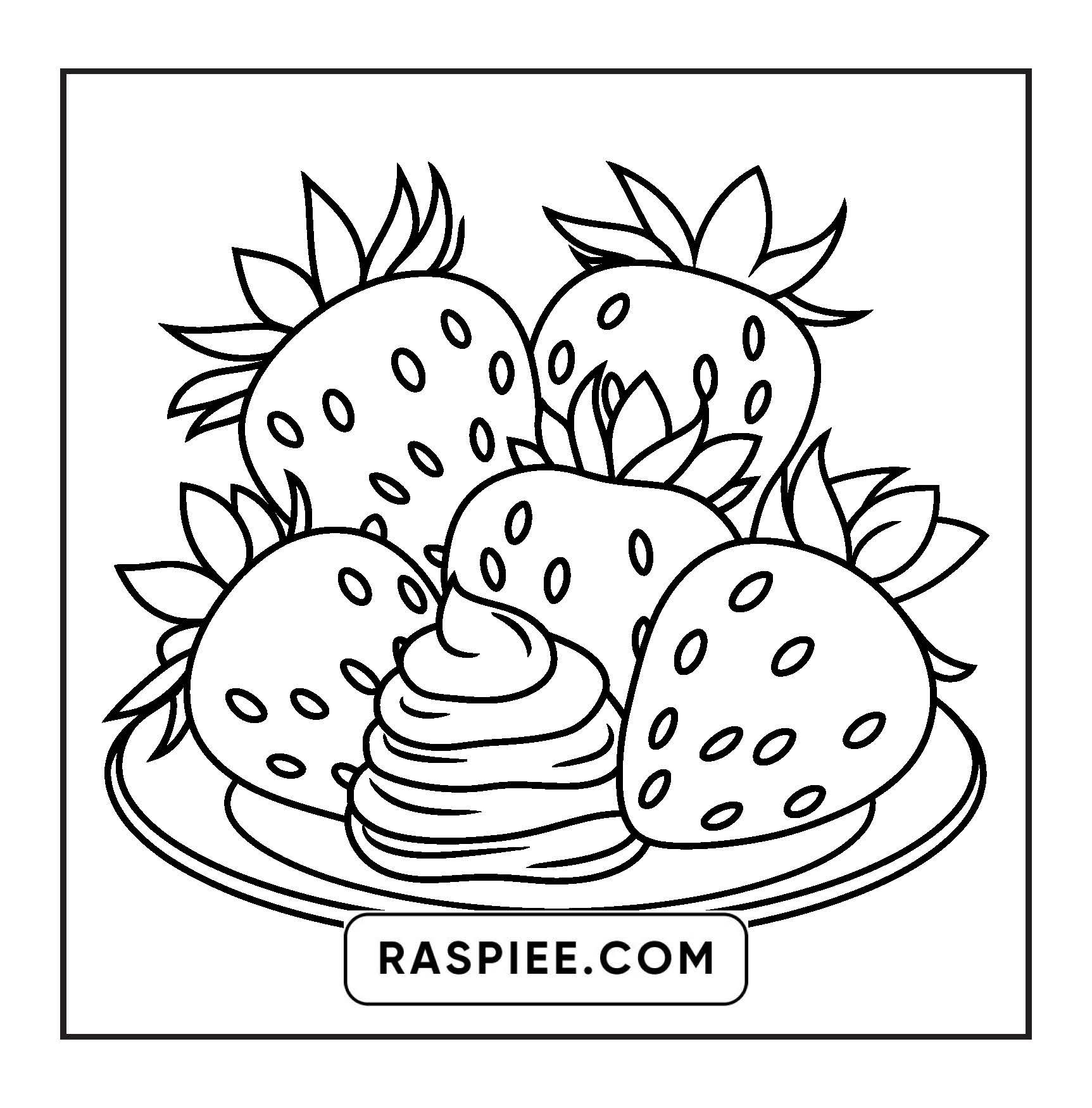 70 Bold and Easy Sweet Treats Coloring Pages