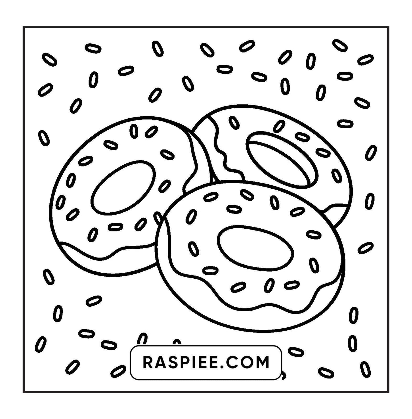70 Bold and Easy Sweet Treats Coloring Pages