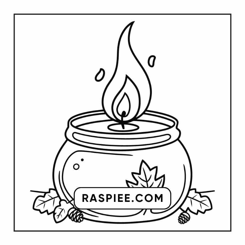 76 Bold and Easy Fall Vibes Coloring Pages Printable PDF Instant Download