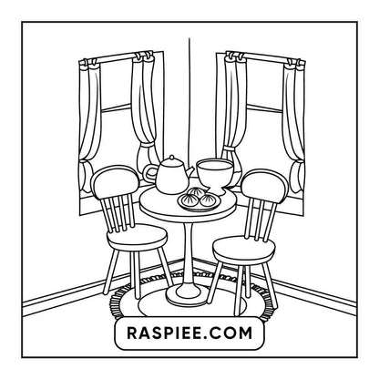 85 Bold and Easy Little Corner Coloring Pages Printable PDF Instant Download
