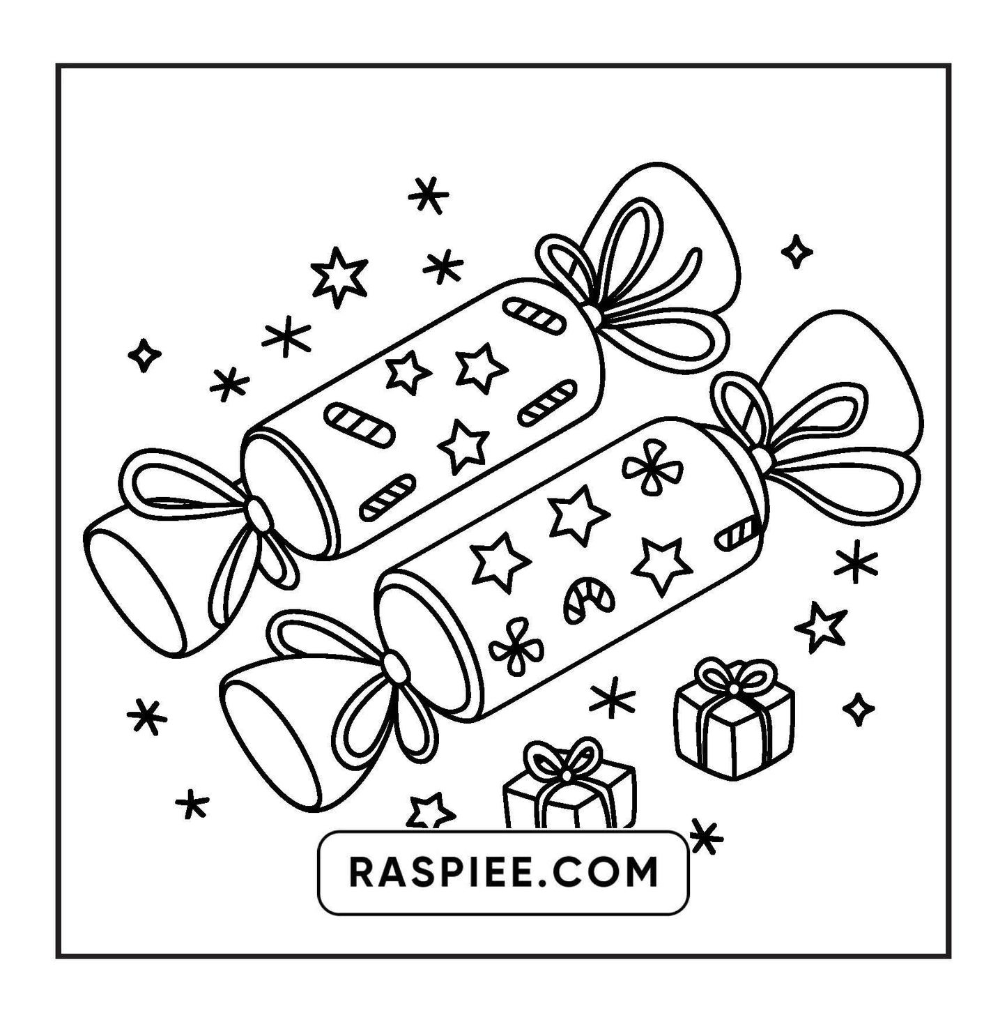 72 Bold and Easy Cute Christmas Coloring Pages