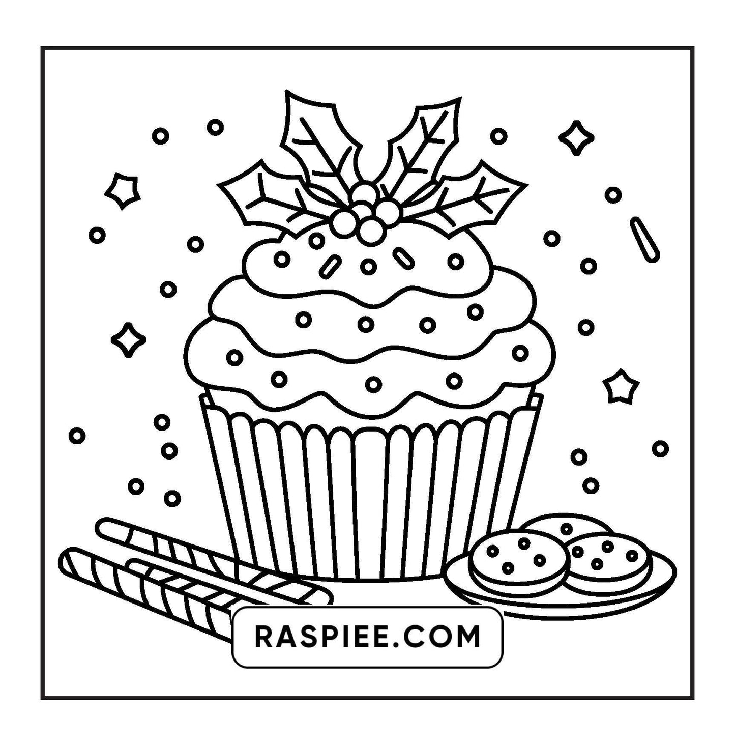 72 Bold and Easy Cute Christmas Coloring Pages