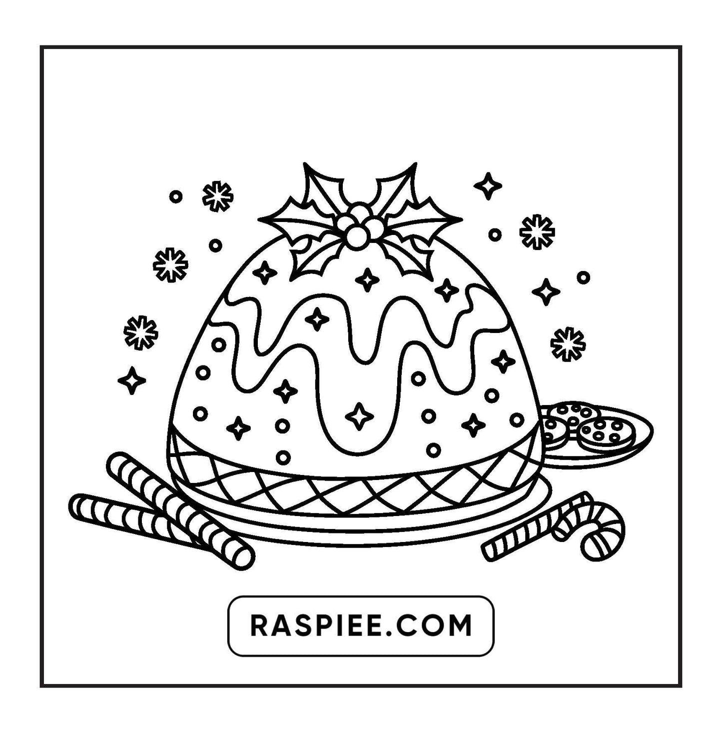 72 Bold and Easy Cute Christmas Coloring Pages