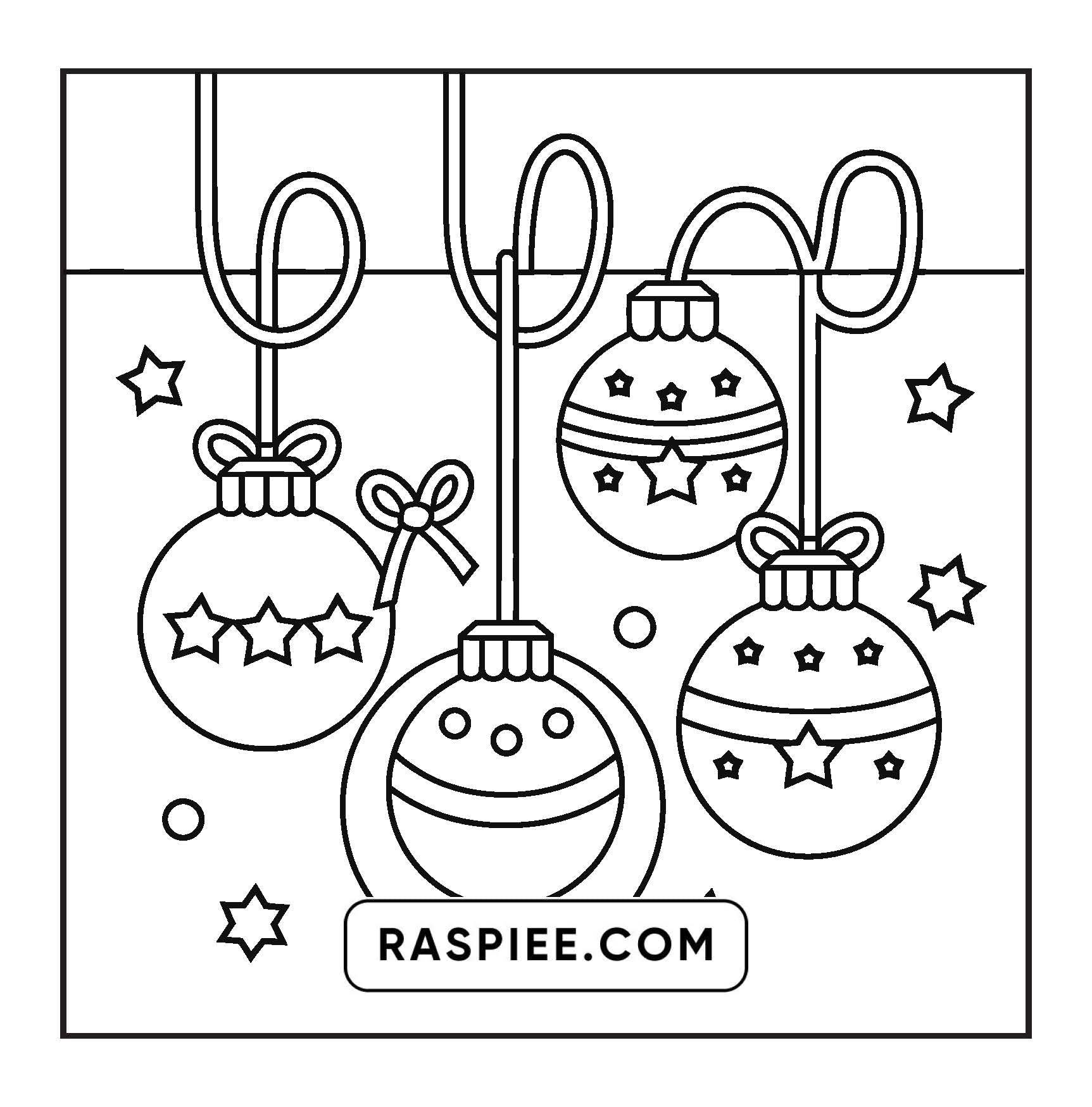 72 Bold and Easy Cute Christmas Coloring Pages