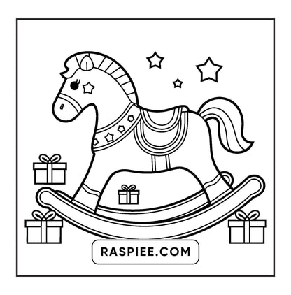 72 Bold and Easy Cute Christmas Coloring Pages