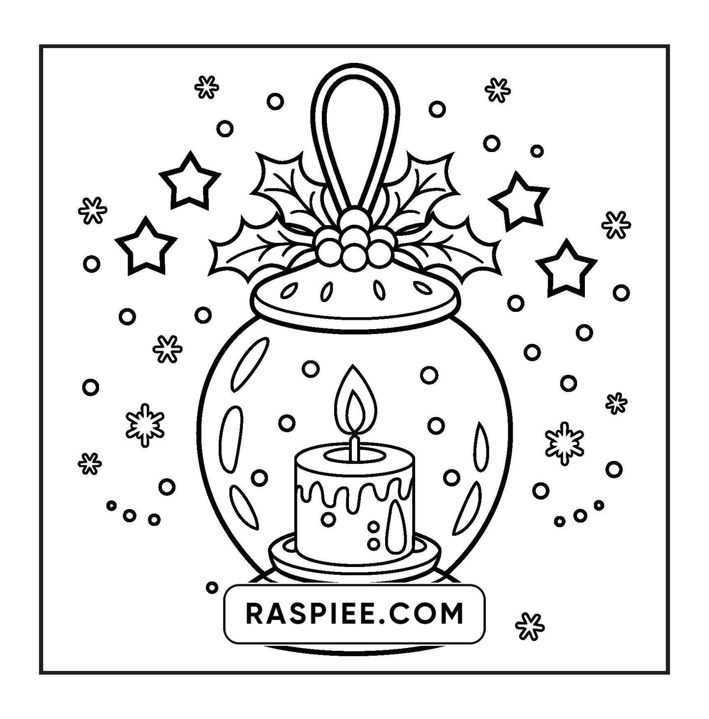 72 Bold and Easy Cute Christmas Coloring Pages