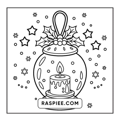 72 Bold and Easy Cute Christmas Coloring Pages