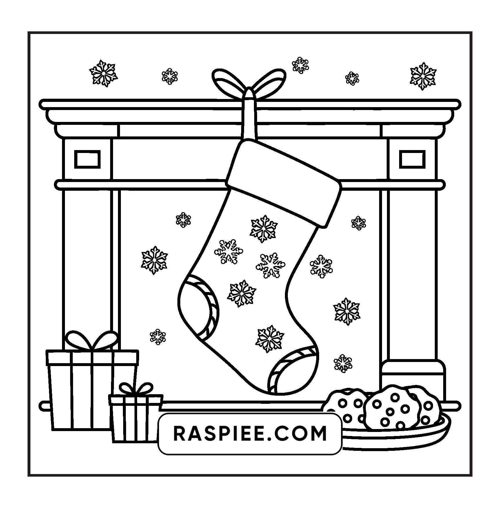 72 Bold and Easy Cute Christmas Coloring Pages