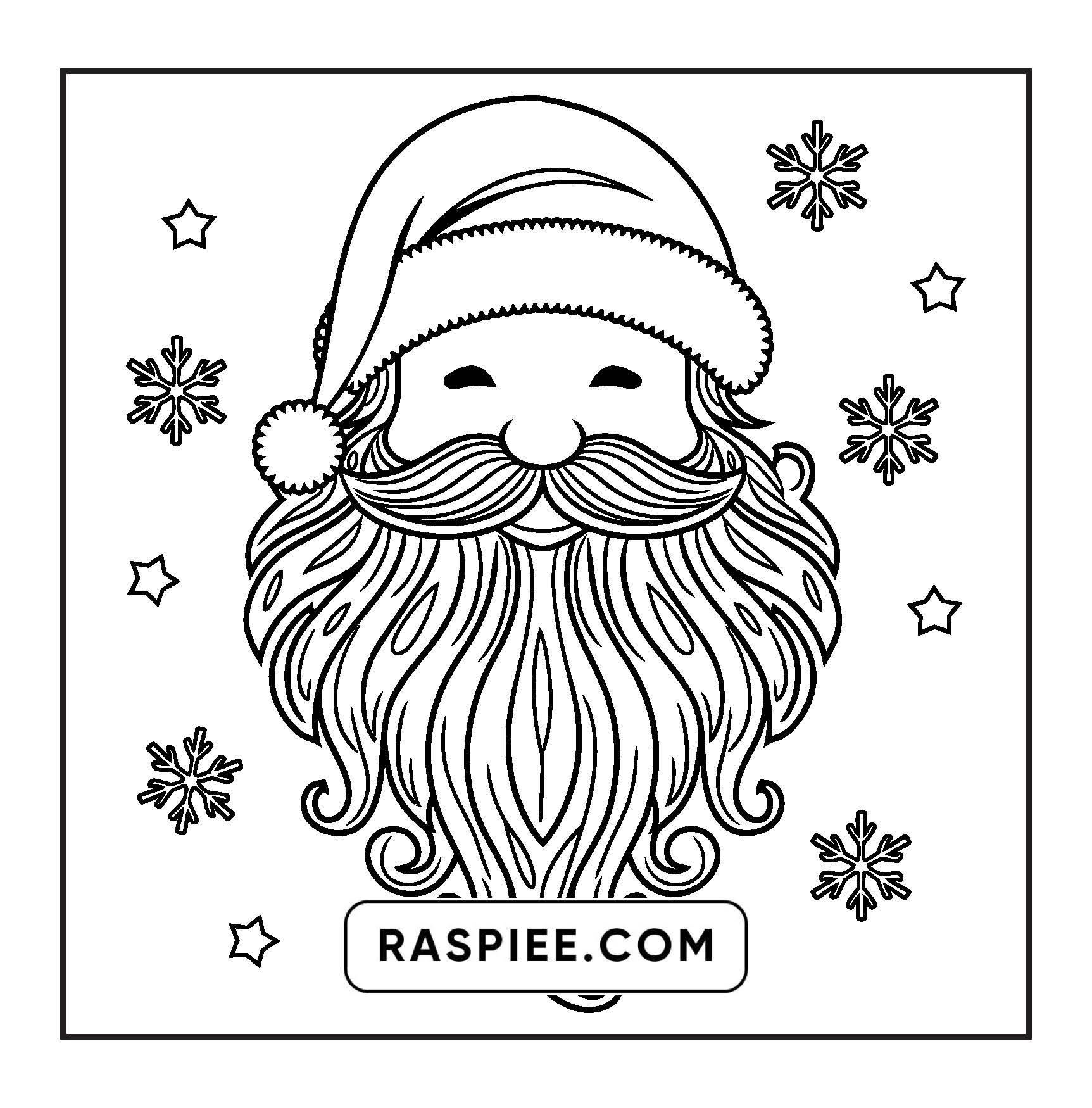 72 Bold and Easy Cute Christmas Coloring Pages