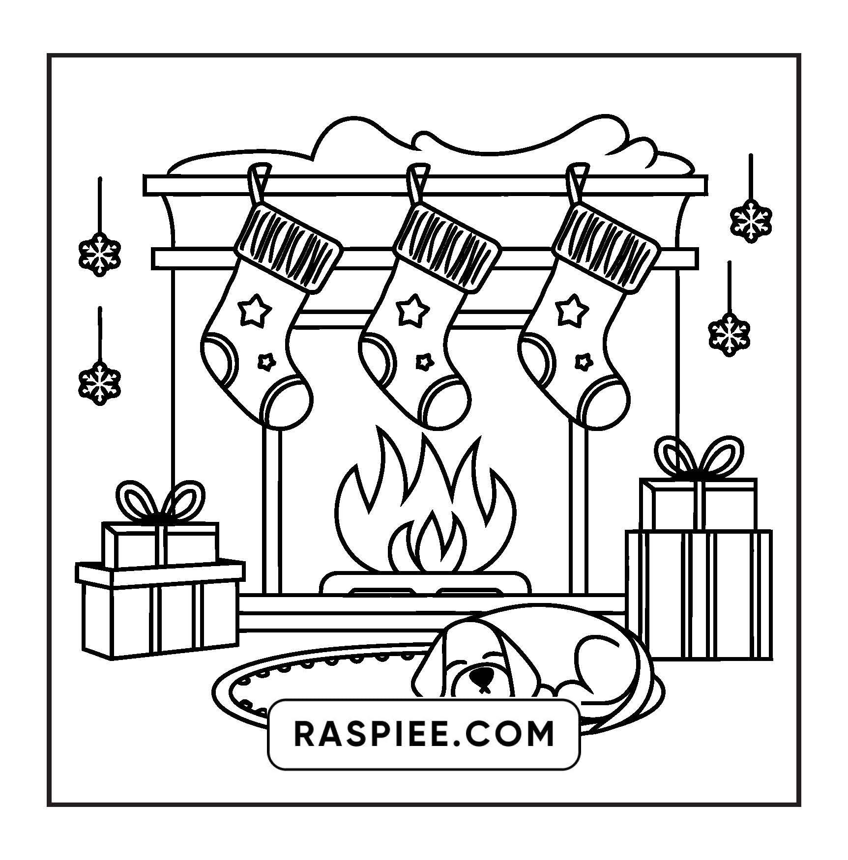 72 Bold and Easy Cute Christmas Coloring Pages