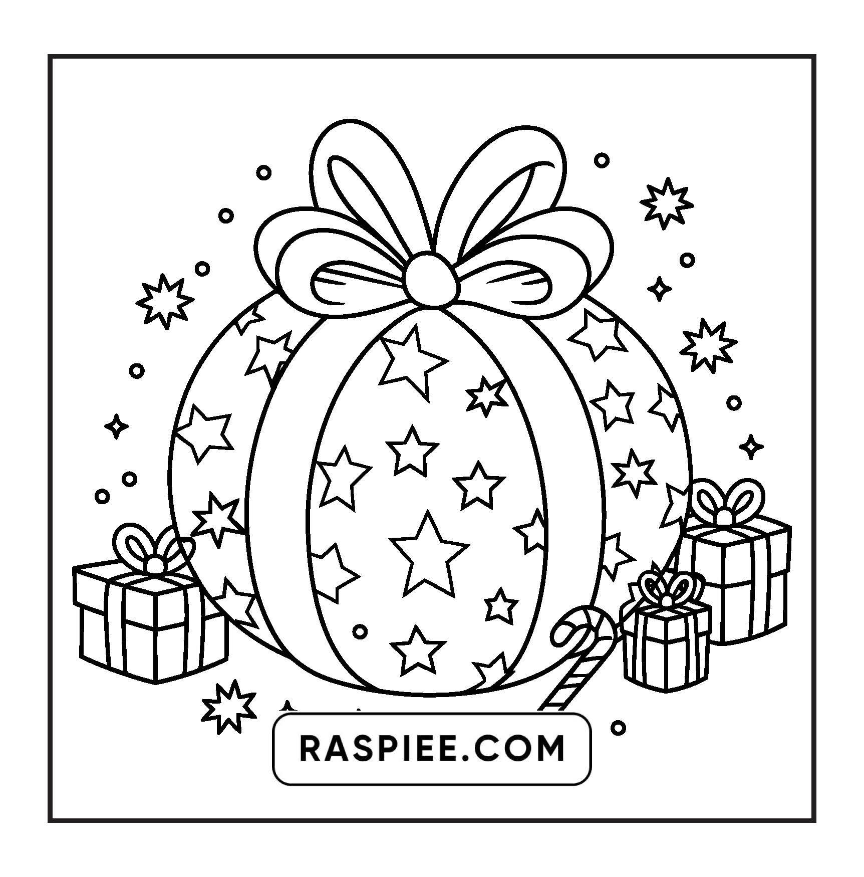 72 Bold and Easy Cute Christmas Coloring Pages
