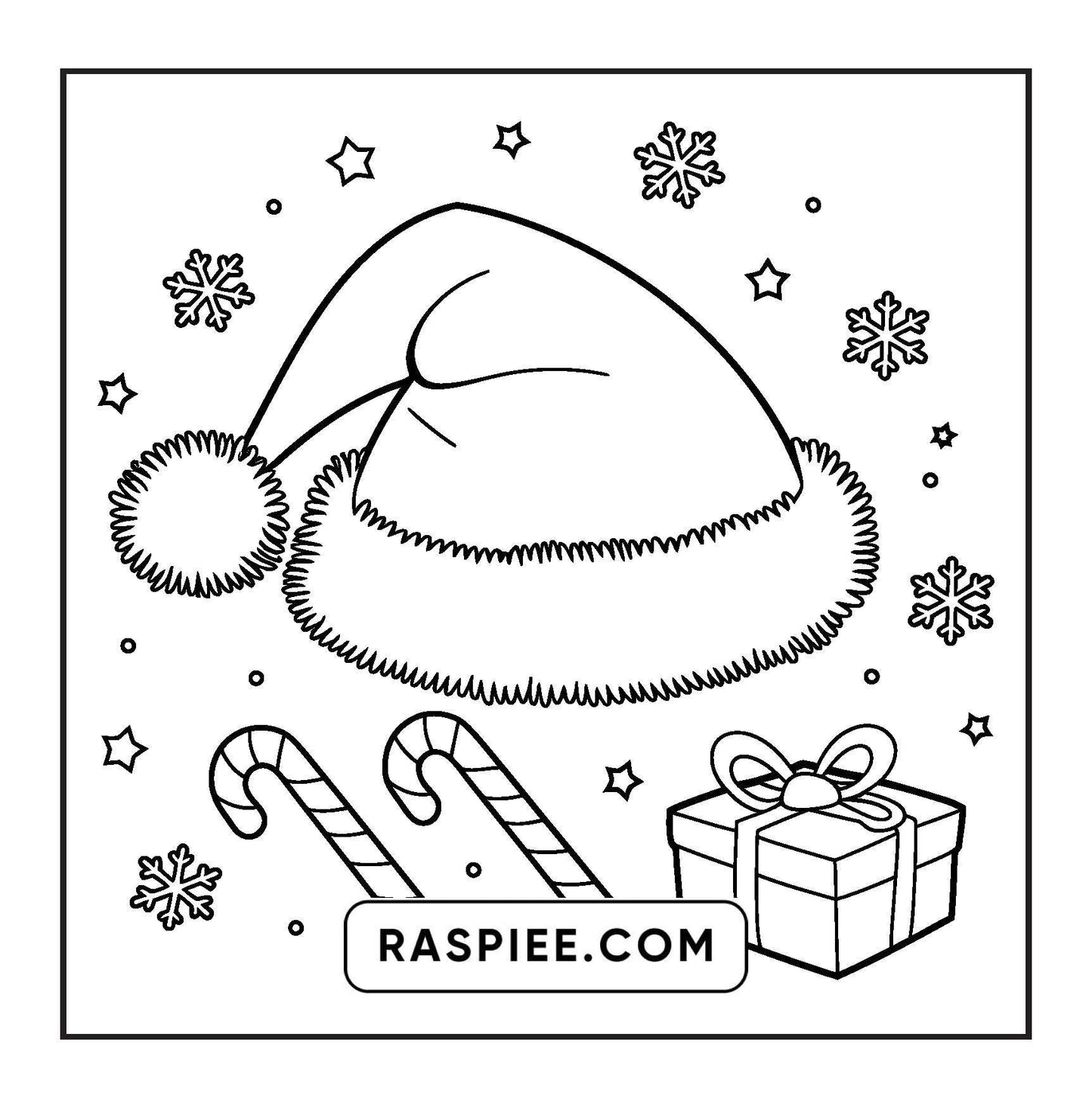 72 Bold and Easy Cute Christmas Coloring Pages