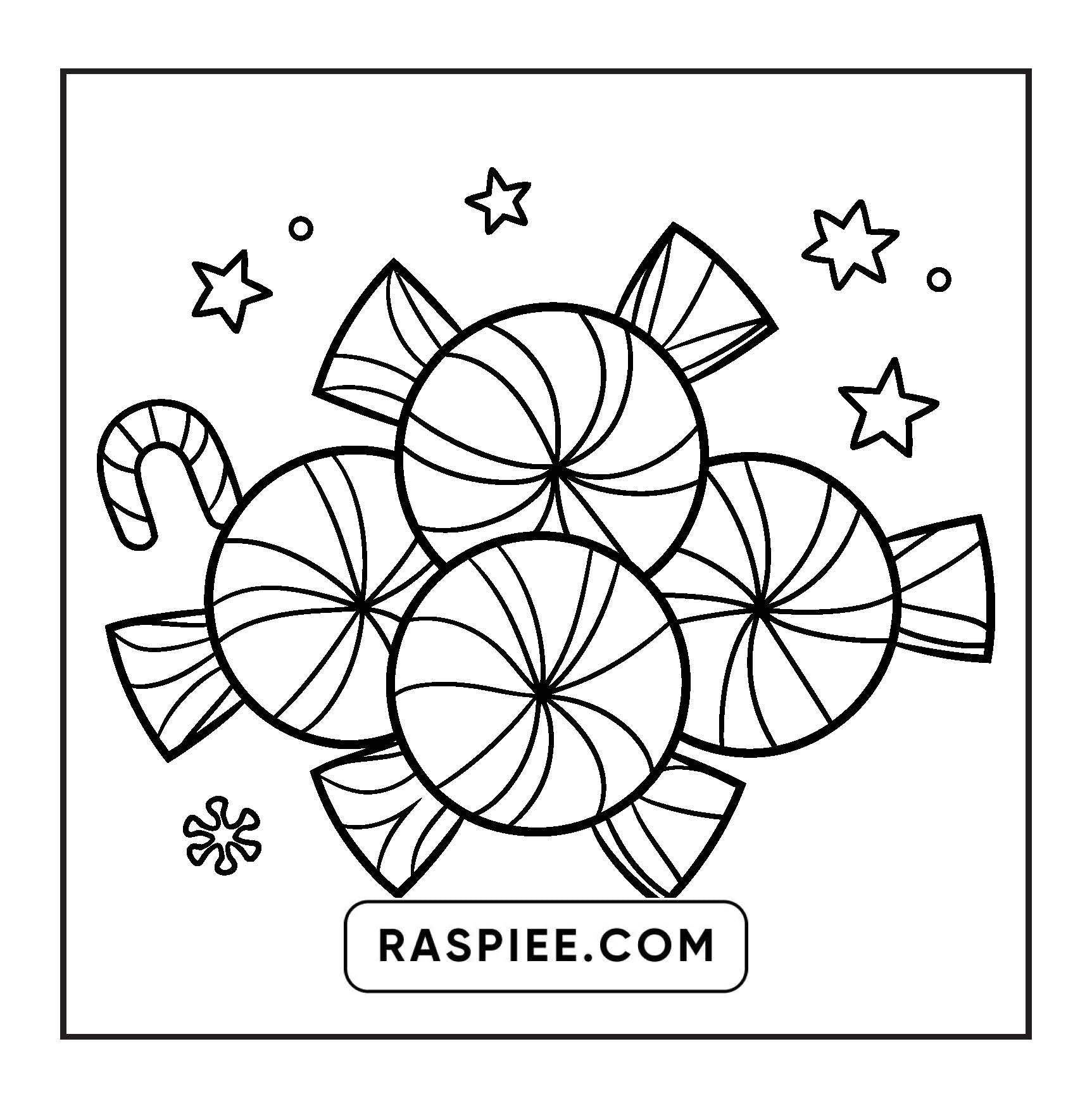 72 Bold and Easy Cute Christmas Coloring Pages