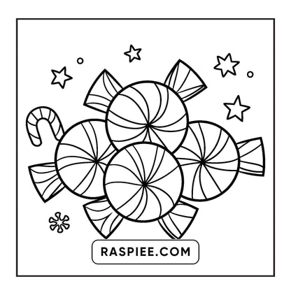 72 Bold and Easy Cute Christmas Coloring Pages