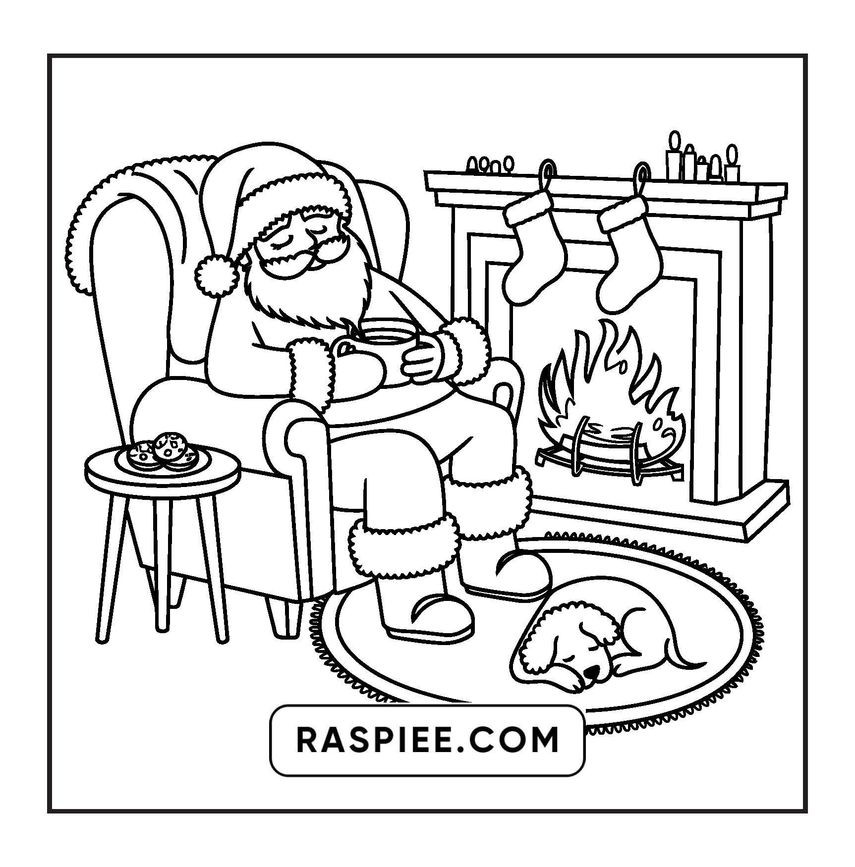 72 Bold and Easy Cute Christmas Coloring Pages