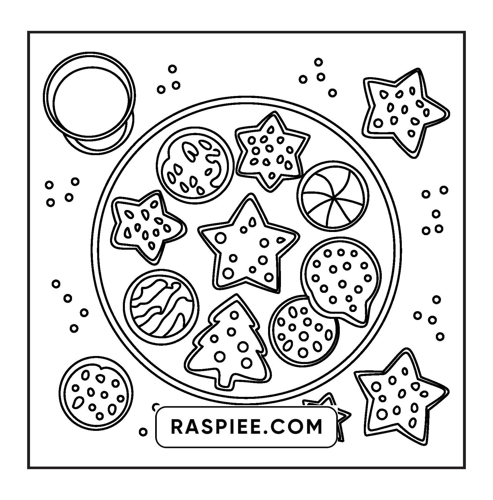 72 Bold and Easy Cute Christmas Coloring Pages
