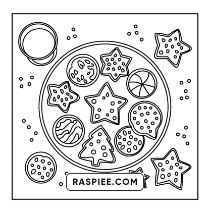 72 Bold and Easy Cute Christmas Coloring Pages