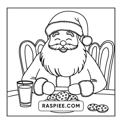 72 Bold and Easy Cute Christmas Coloring Pages