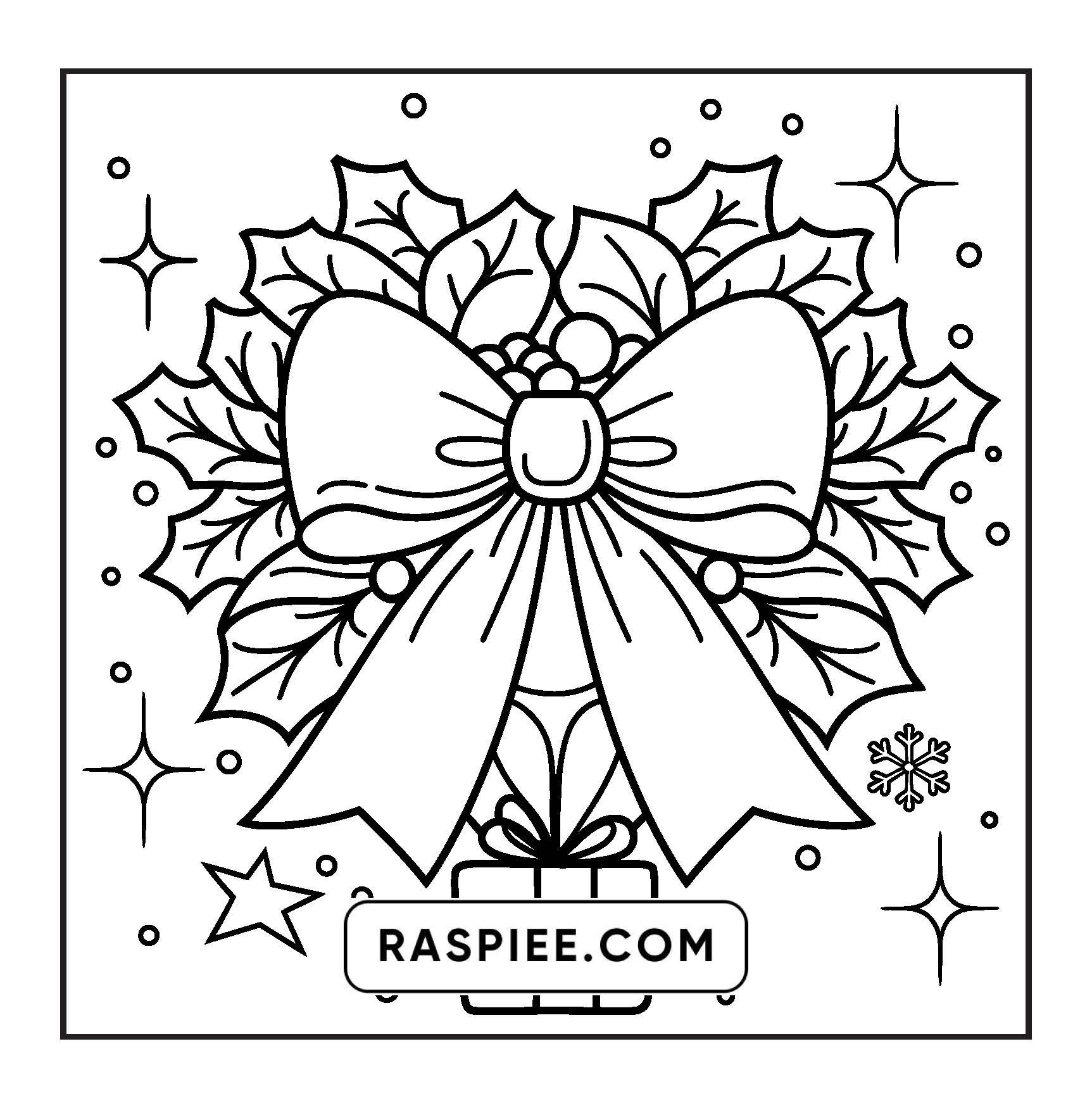72 Bold and Easy Cute Christmas Coloring Pages