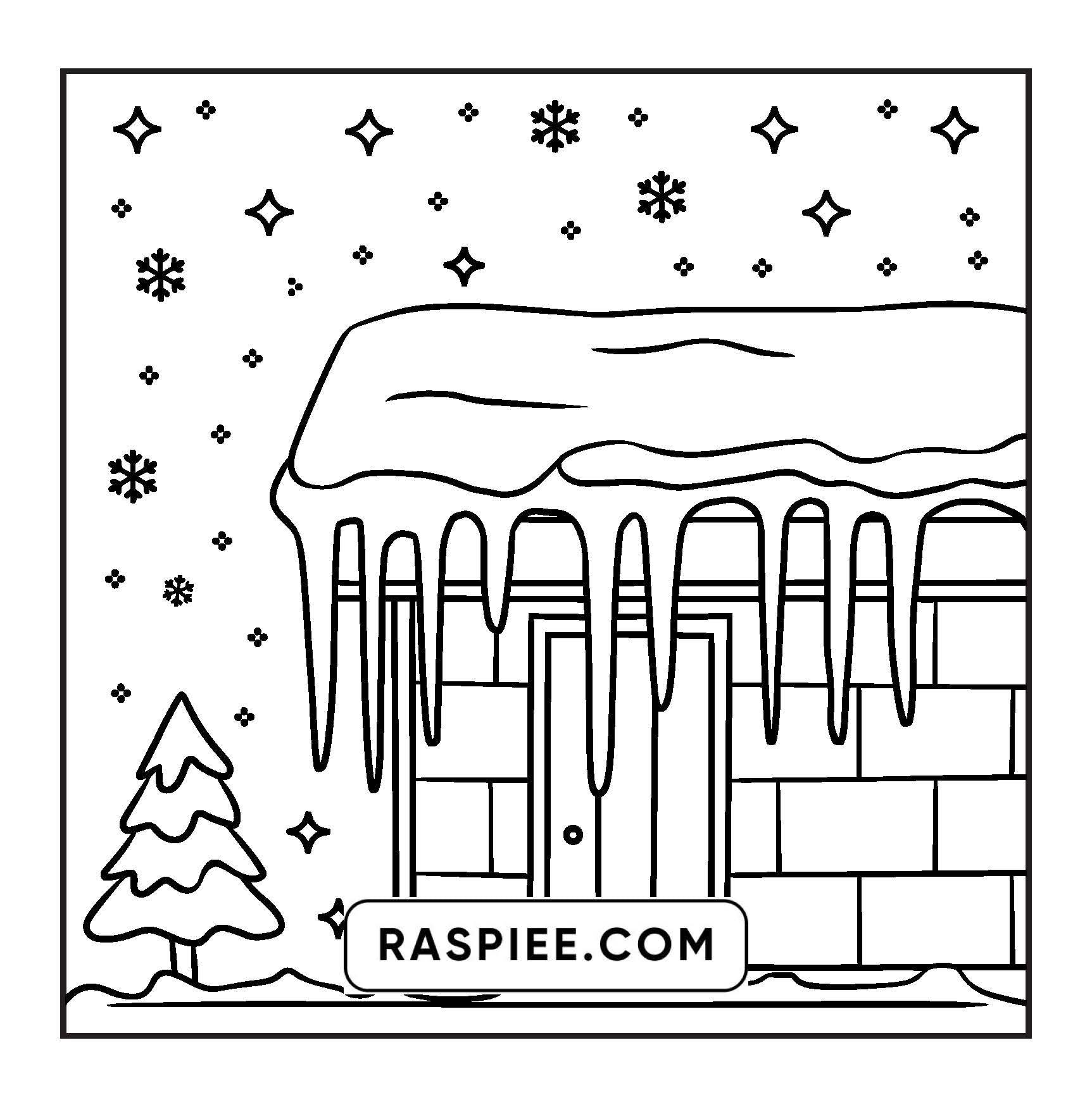 72 Bold and Easy Cute Christmas Coloring Pages