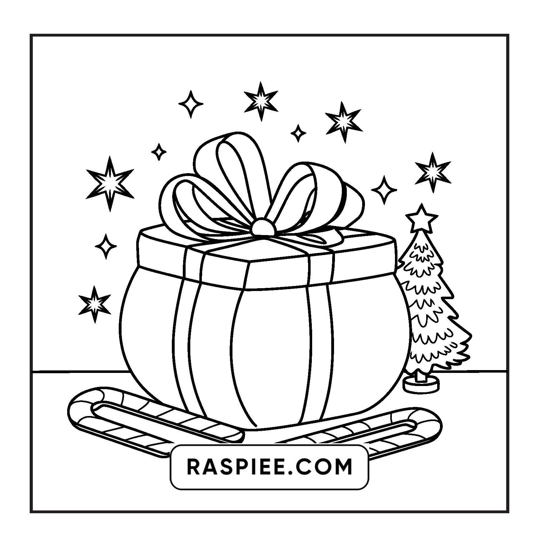 72 Bold and Easy Cute Christmas Coloring Pages