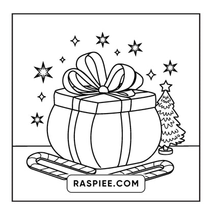 72 Bold and Easy Cute Christmas Coloring Pages