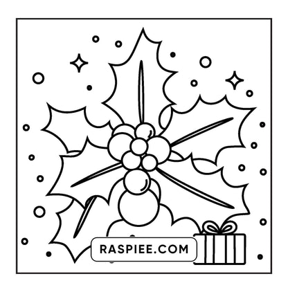 72 Bold and Easy Cute Christmas Coloring Pages
