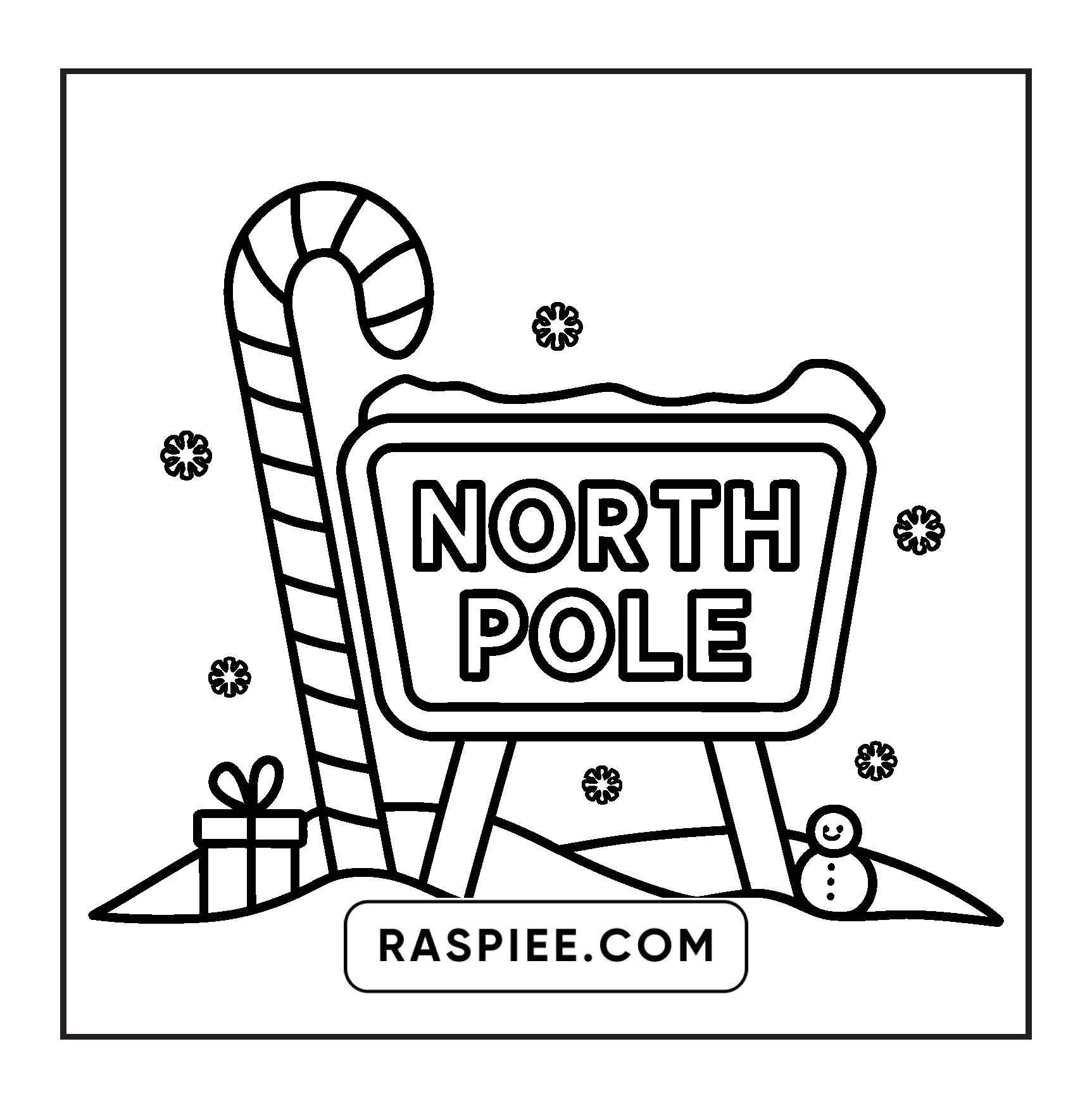 72 Bold and Easy Cute Christmas Coloring Pages