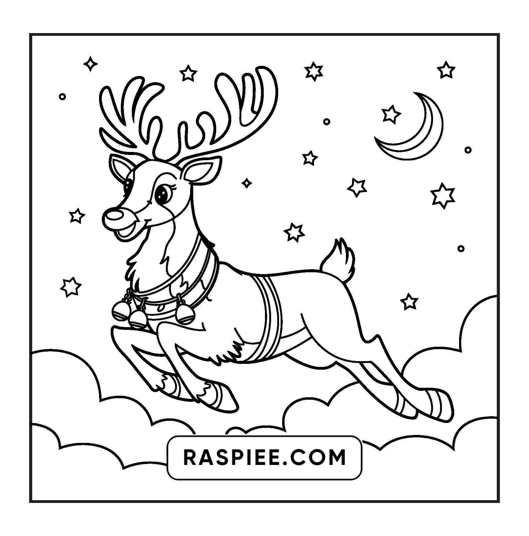 72 Bold and Easy Cute Christmas Coloring Pages