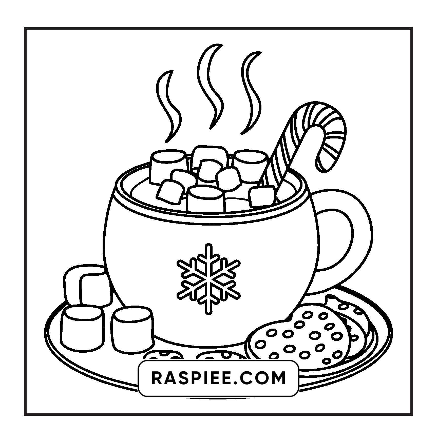 72 Bold and Easy Cute Christmas Coloring Pages