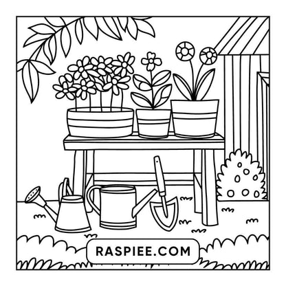 85 Bold and Easy Little Corner Coloring Pages Printable PDF Instant Download