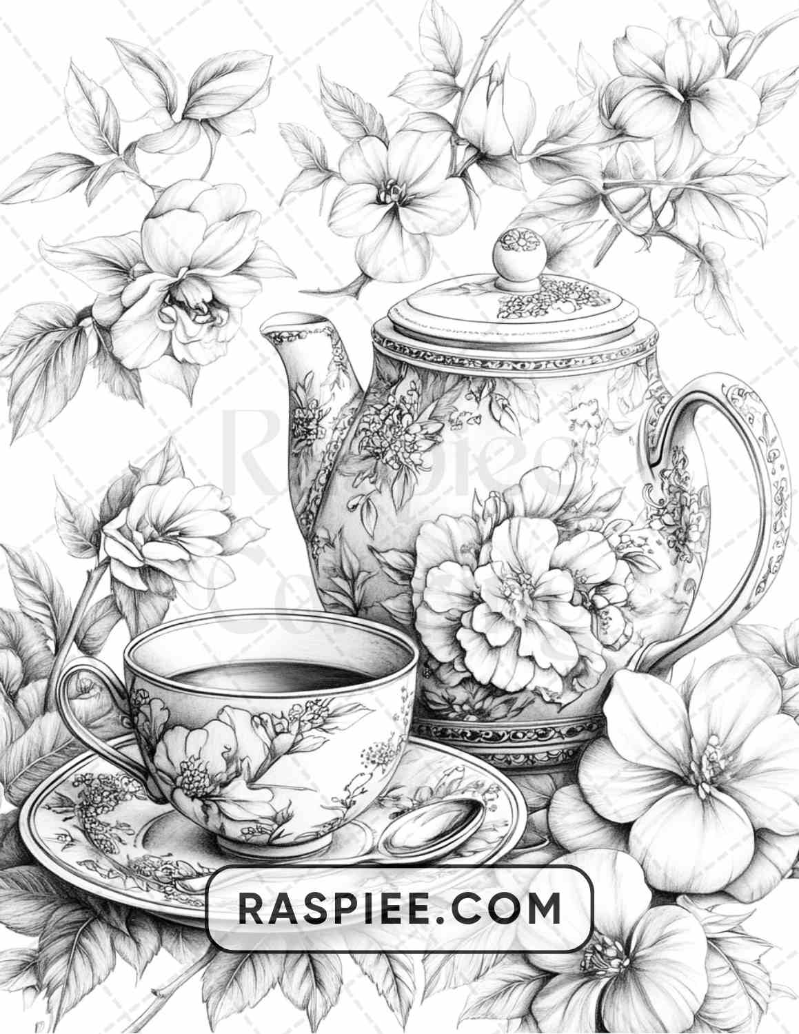 80 Still Life Adult Coloring Pages
