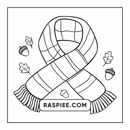 76 Bold and Easy Fall Vibes Coloring Pages Printable PDF Instant Download