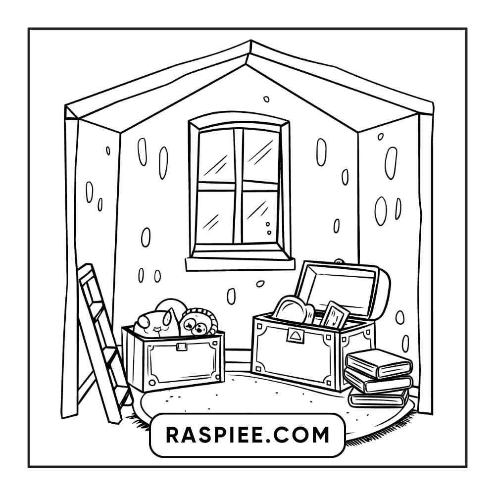 85 Bold and Easy Little Corner Coloring Pages Printable PDF Instant Download