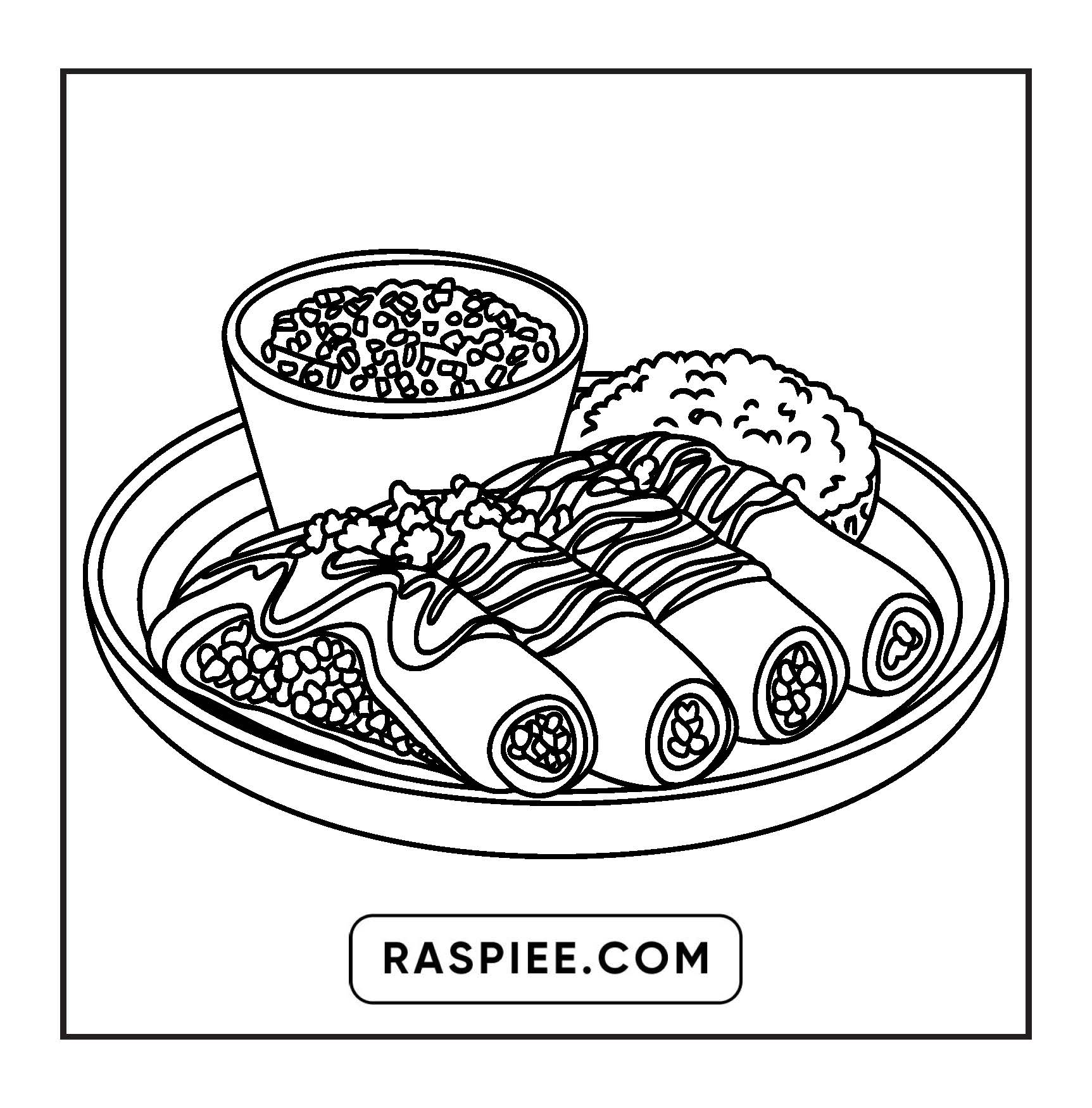 76 Bold and Easy Mexican Treats Coloring Pages