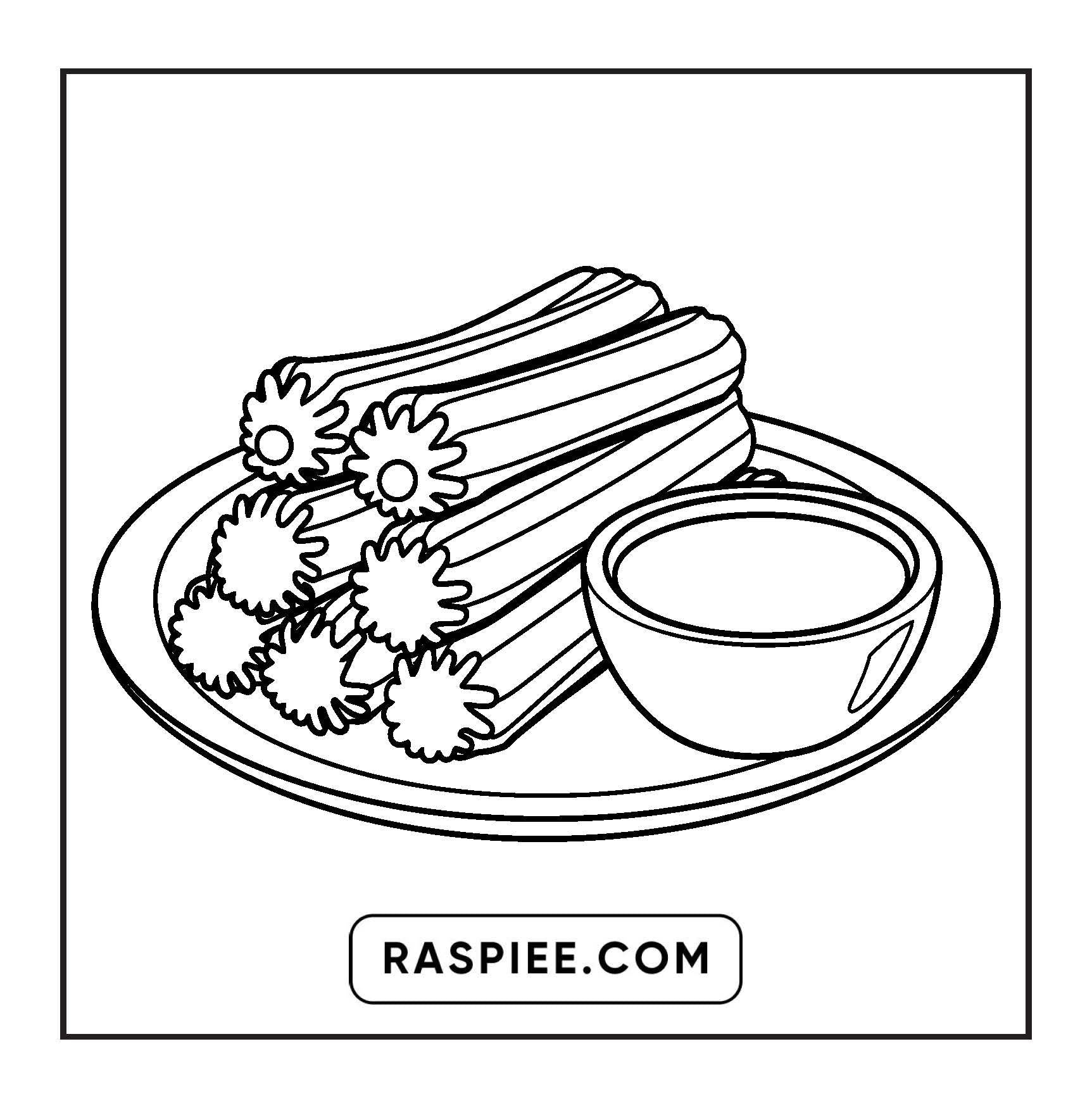 76 Bold and Easy Mexican Treats Coloring Pages